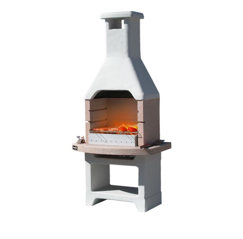 Barbecue wood and charcoal model OASI Crystal