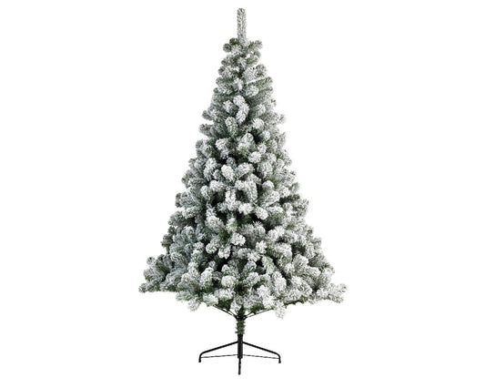 Snow-covered pine Christmas tree diameter 178 x 300 h