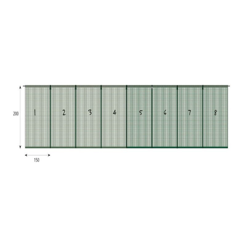 Moskitonetz aus Polyester Elfenbein GARDEN 300x300x h200 cm