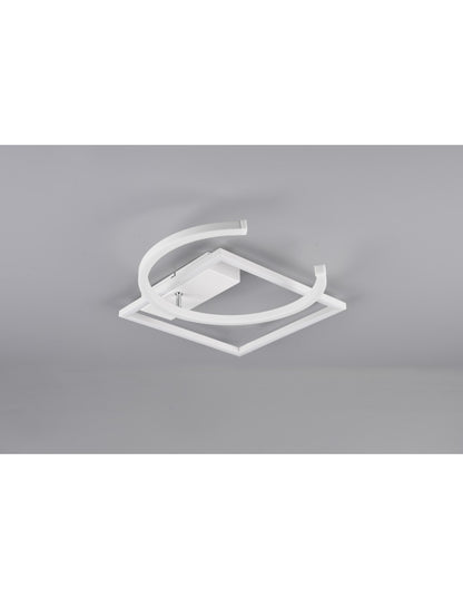 Plafoniera Pivot Led 23,5w Bianco L42 cm Dimmerabile Trio Lighting