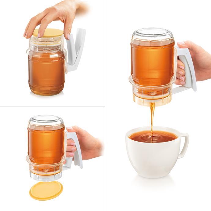 Honey dispenser and Delicia syrup