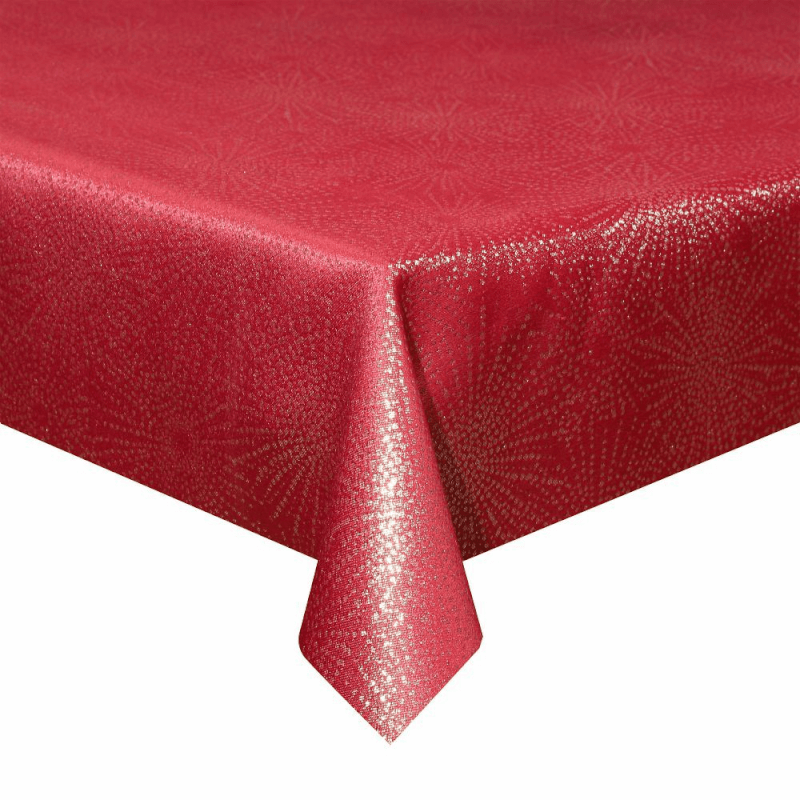 Mantel Cm140x240 Antimanchas Vega Rojo