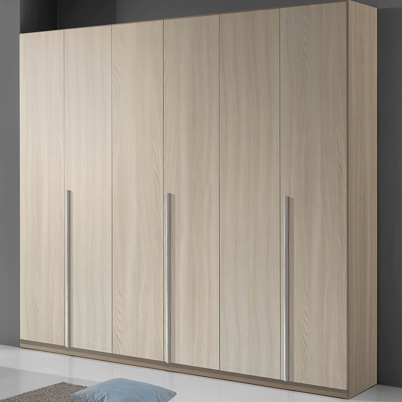 Giotto wardrobe with 6 elm doors