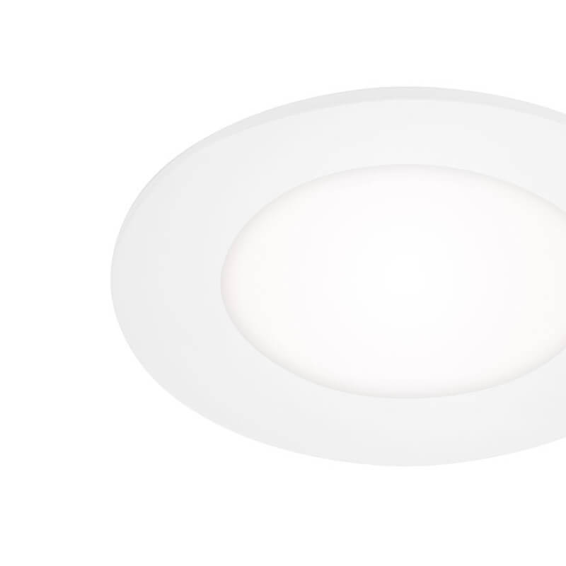 3 cm 6W 700lm white LED recessed luminaire