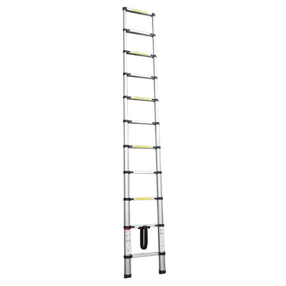 TELESCOPIC LADDER 10 STEPS ALUM.