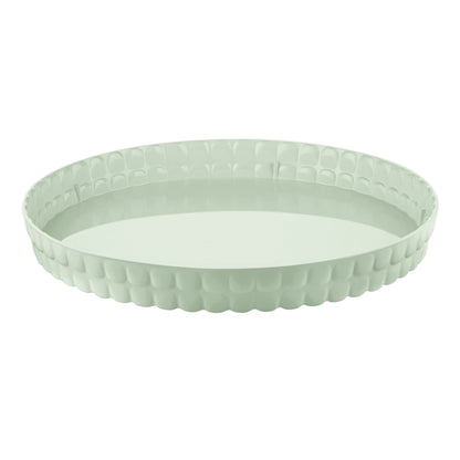 Mauve green Tiffany round tray