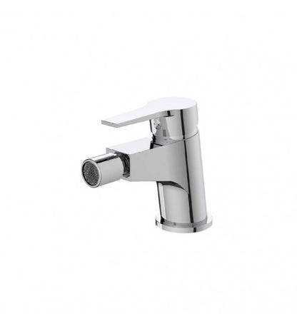 Chrome bidet mixer with metal lever - Hellis Series