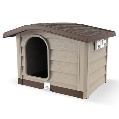 Cama para perro bungalow beige