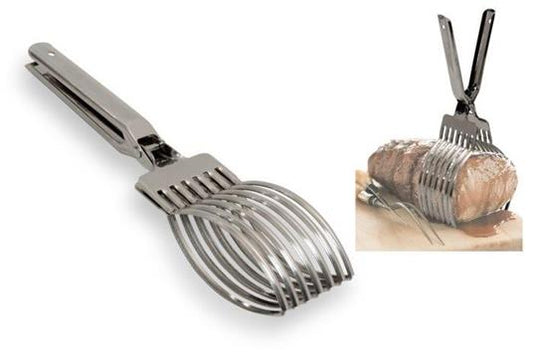 Professional tongs for roasts, chromed and high quality, model 715