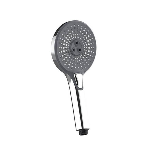 Black and chrome hand shower with 3 jets - Vortex Series