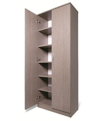 Shoe rack in kit 2 doors Larice gray