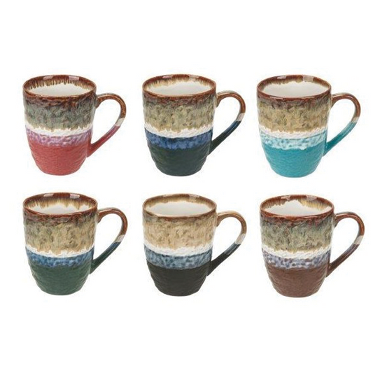 Coffee cups mug 369 cl assorted colors