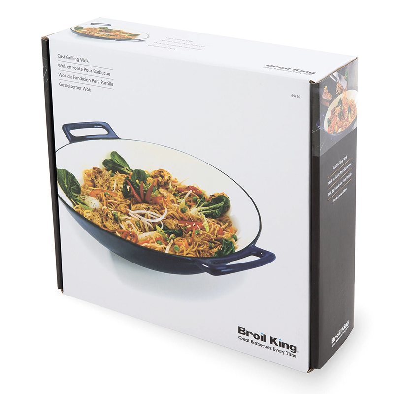 Porzellan-Wok aus Gusseisen Ø36 cm Broil King