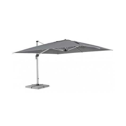 Ines 4 x 4 arm umbrella Gray with revolving pole