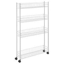 4-Tier Space-saving Shelving Unit 16x60x95