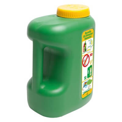 Tank For Recovery Food Oil Plastic Lt. 5 Cm. 9X13X27