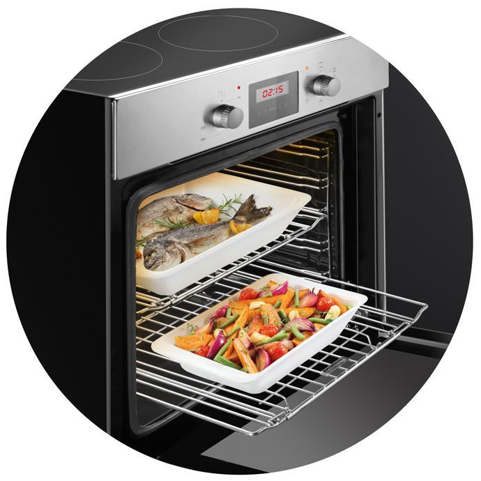 GrandChef adjustable oven grill in stainless steel 38-56 cm