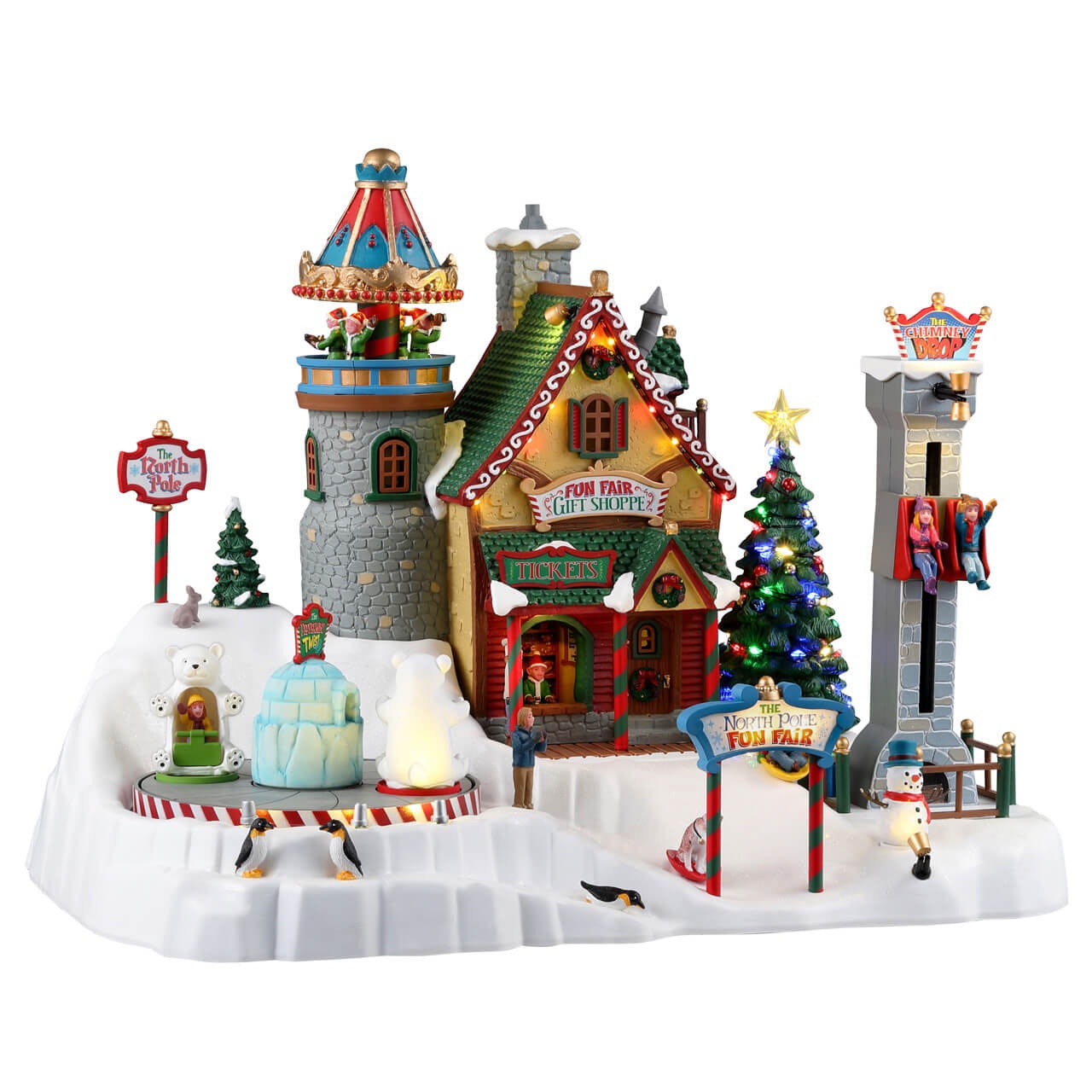 North Pole Fun Fair - Christmas Village Amusement Park