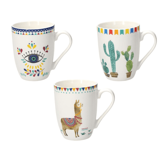 Set 6 pz Mug 330 cc Maragarita multicolor