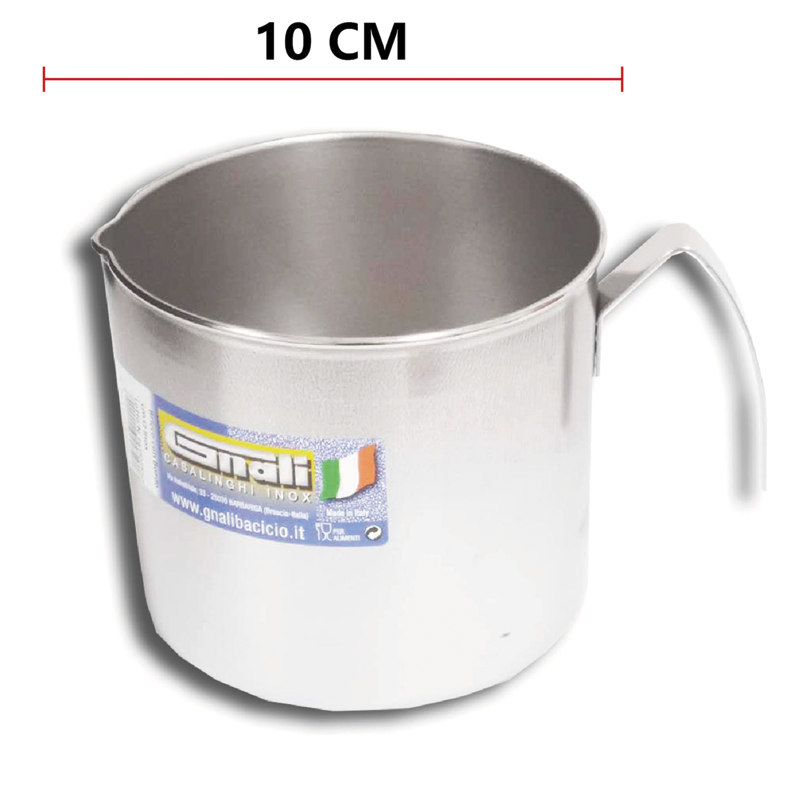 Stainless Steel Jug With Edge D.10 Cm