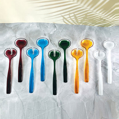 Emerald Guzzini Dolcevita salad cutlery