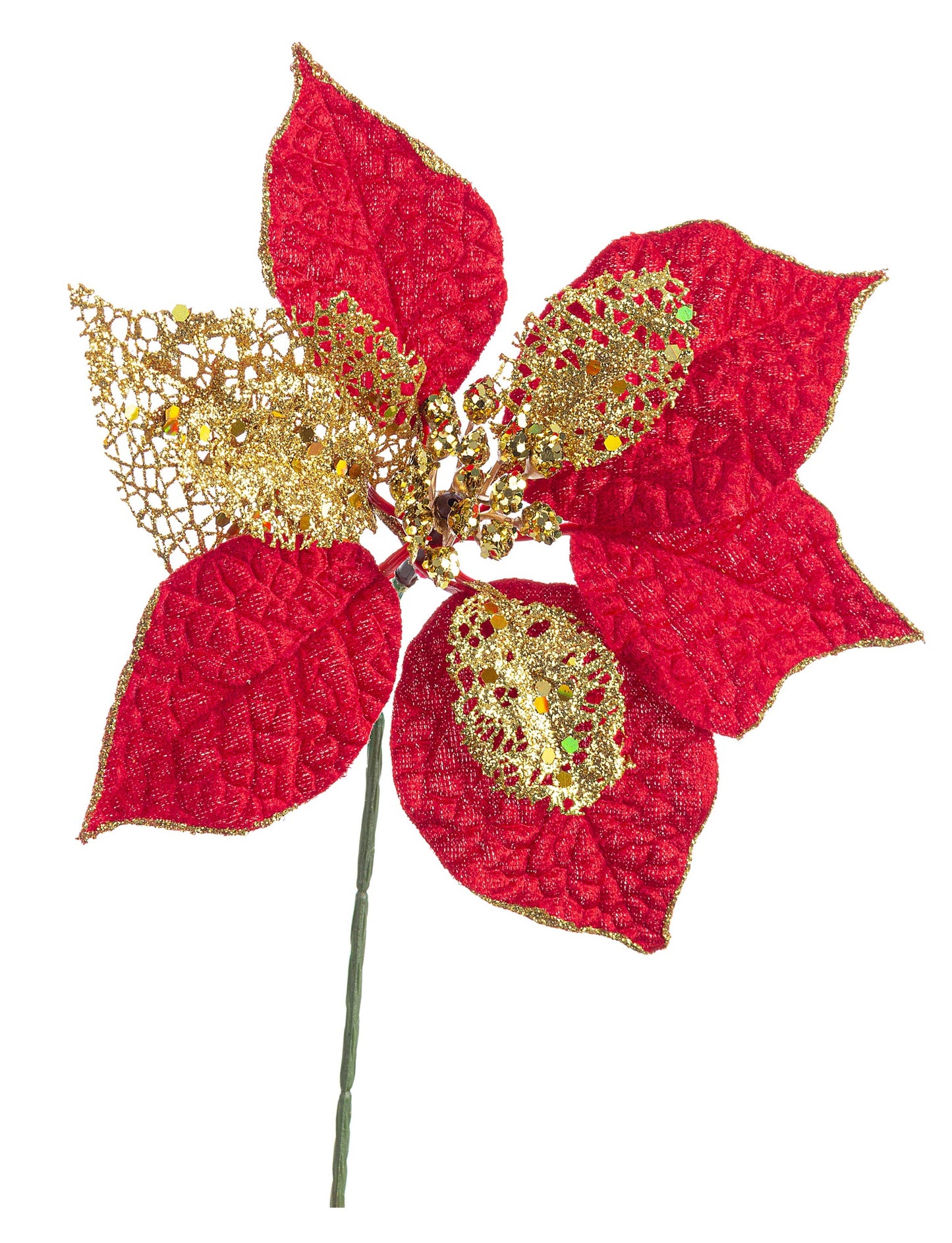 Wählen Sie Lillian Poinsettia Ros-Oro H20Cm