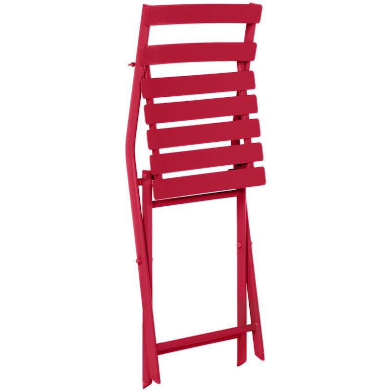 Silla de Jardín Plegable Color: Rojo