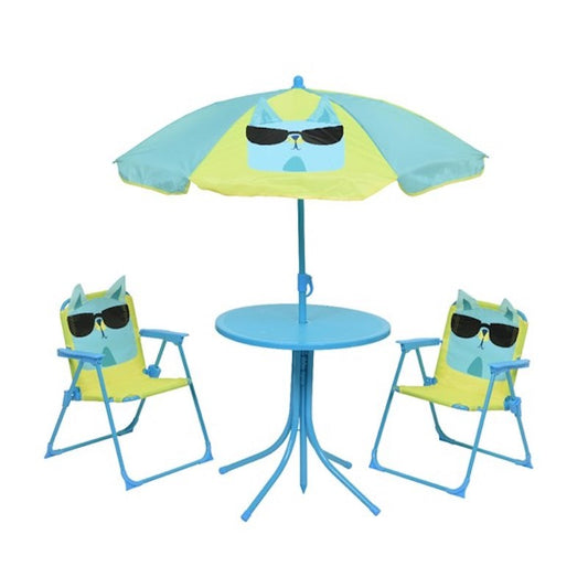 Parasol and deckchair for children