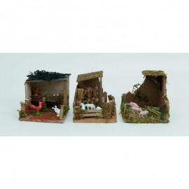 Stable scene for nativity scene 14.5x15x h13 cm Models 1 pcs