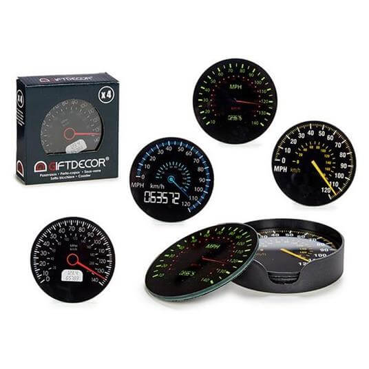 Speedometer Coasters (4 Pieces)