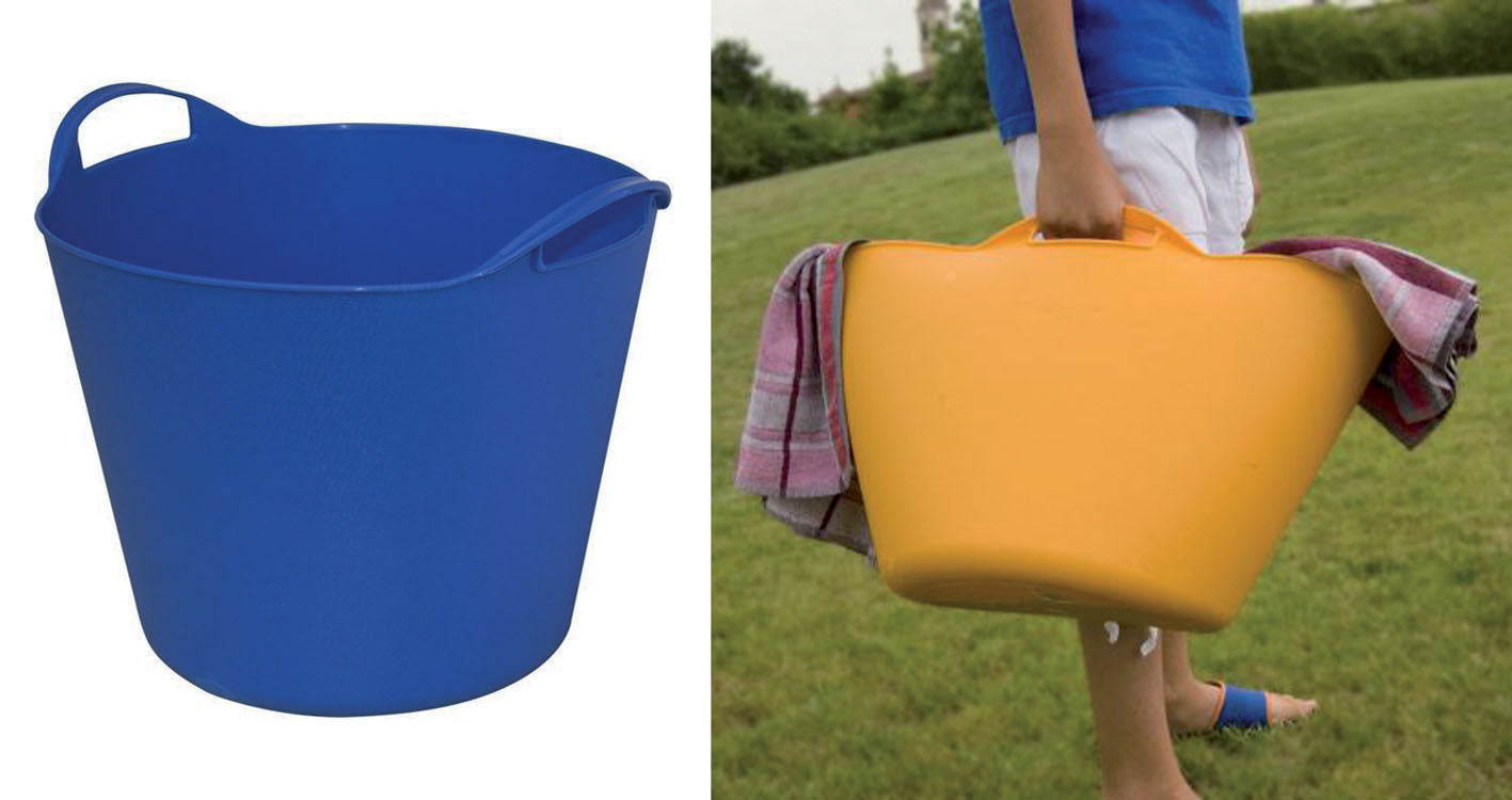 Versatile 25 liter bag in elegant blue tone