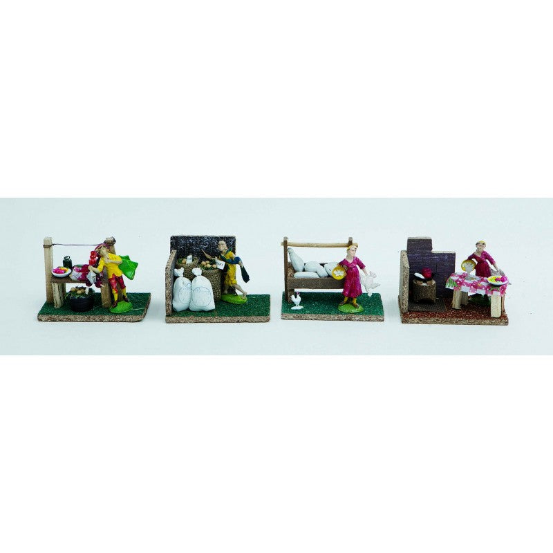 Market scene for nativity scene CM.14X8X10H assorted pcs 1