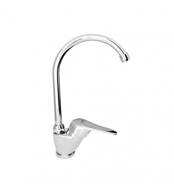 Sink mixer with high spout from the Joy series, chromed.