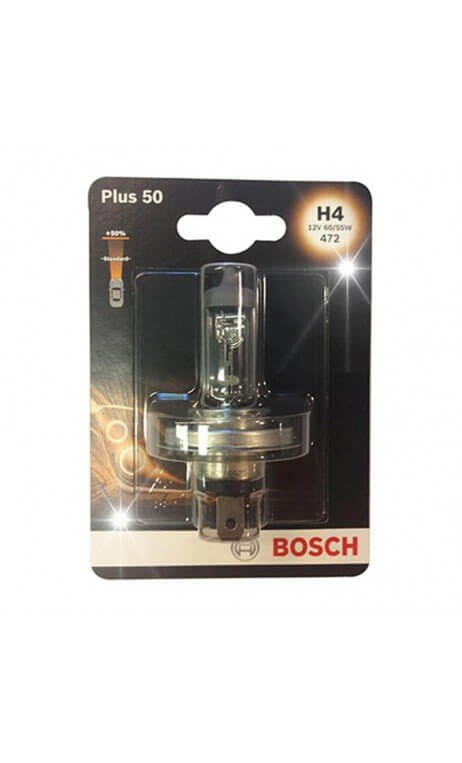 Plus 60 Daytime H4 Halogen Bosch 12V 55/60W Glühbirne