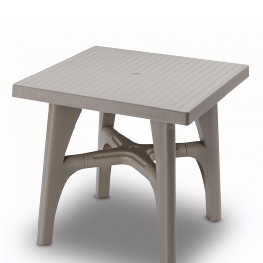 Intrecciato 80 x 80 cm demountable outdoor garden table