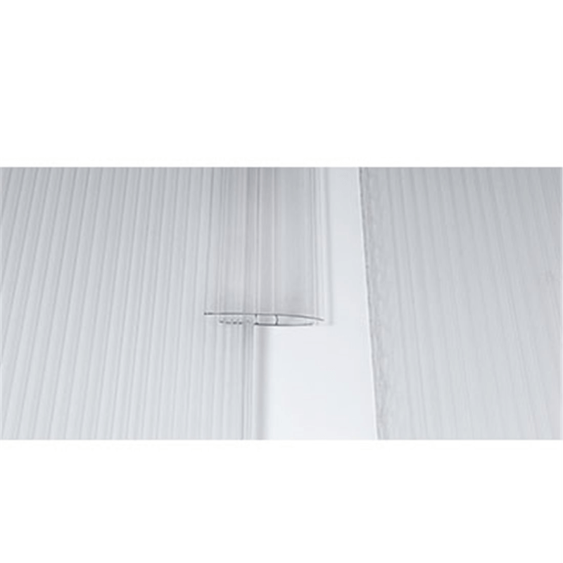 Verbindungsprofil H Transparente Wabenplatte aus Polycarbonat H.Cm 200 S.Mm 6