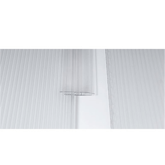 Verbindungsprofil H Transparente Wabenplatte aus Polycarbonat H.Cm 200 S.Mm 6