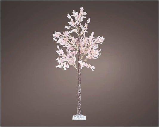 Albero Fiori Rosa Esterno 180Led 180cm