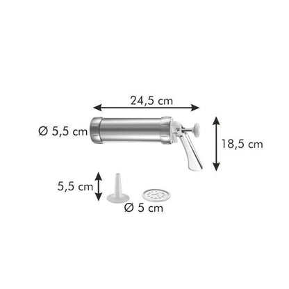 Pistola para galletas / decorador de pasteles Delicia en metal