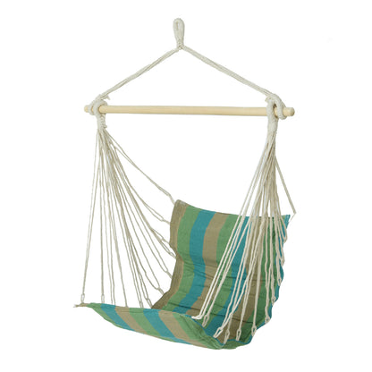 Hammock chair 3 assorted colors in 100% FSC cotton