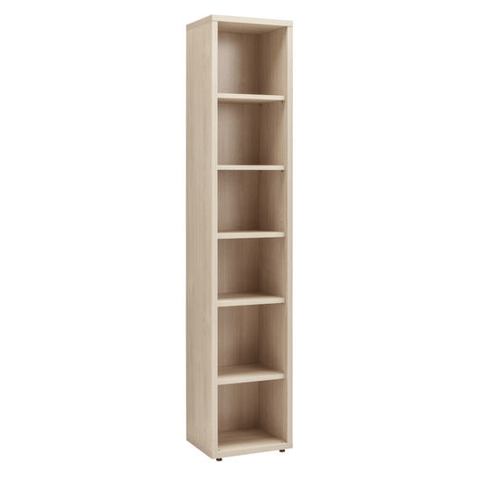 Davinci column bookcase with 6 compartments