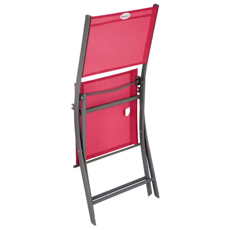 Silla de jardín plegable Modula Rojo