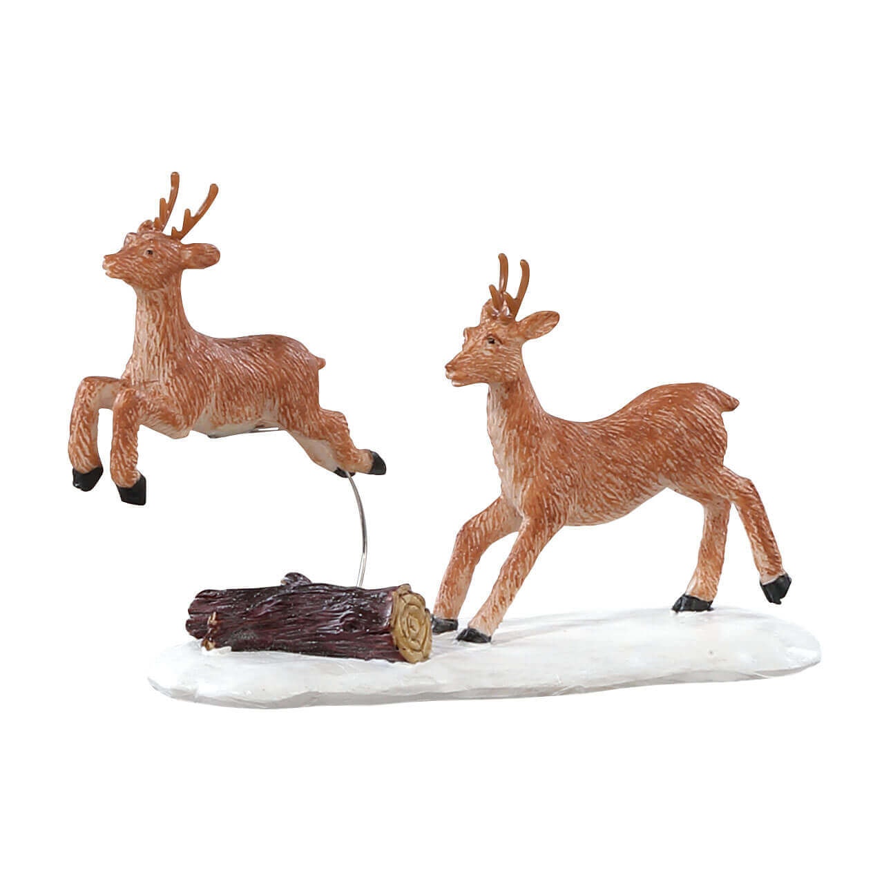 Prancing Reindeer - Christmas Village Jumping Deer