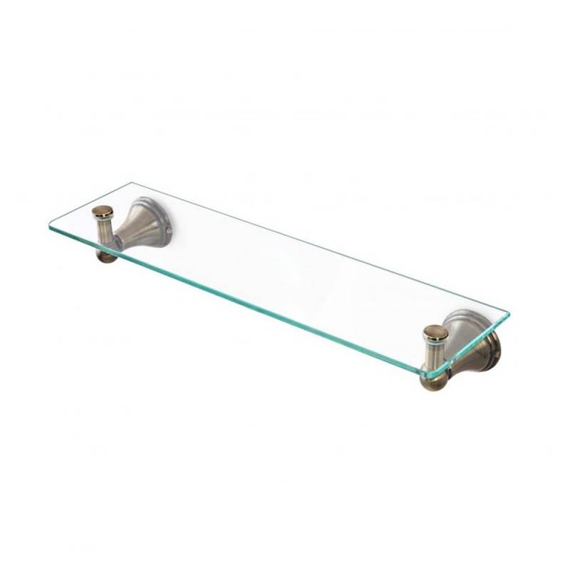 Athena series bronzed glass shelf