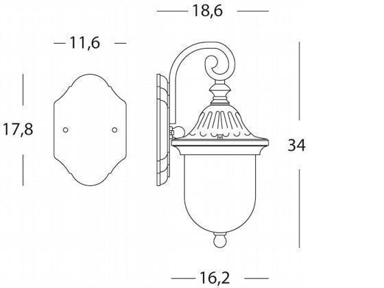 Untere Applikation E27 Regenrostlinie