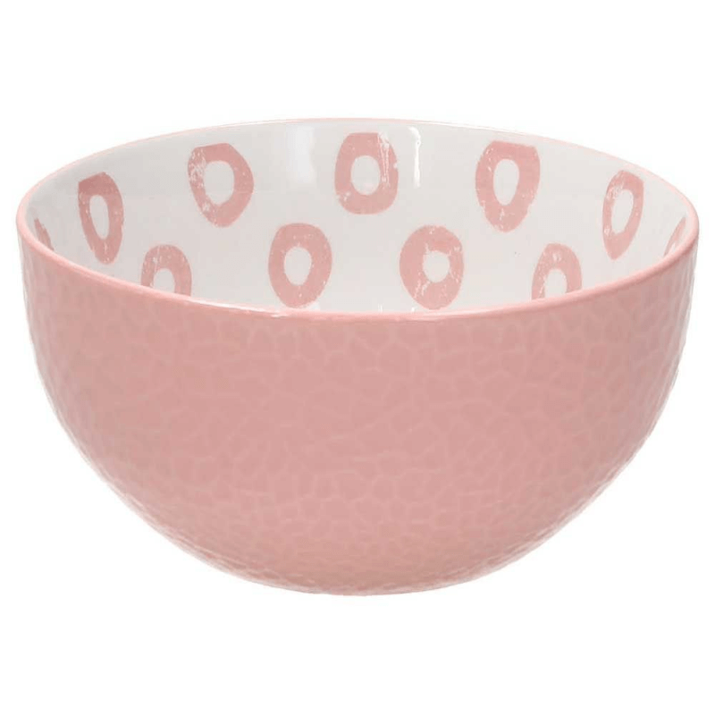 Dodi bowl 640 cc in pink porcelain