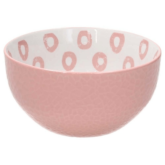 Dodi bowl 640 cc in pink porcelain