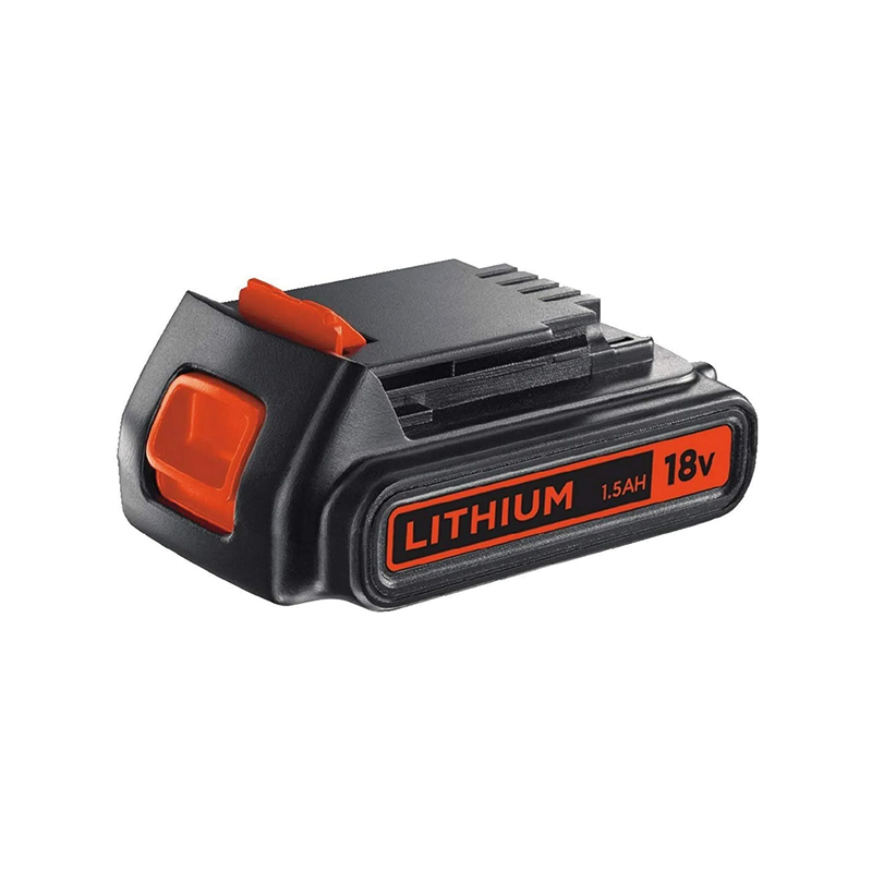 Taladro atornillador con batería de litio de 18 V Black + Decker con estuche