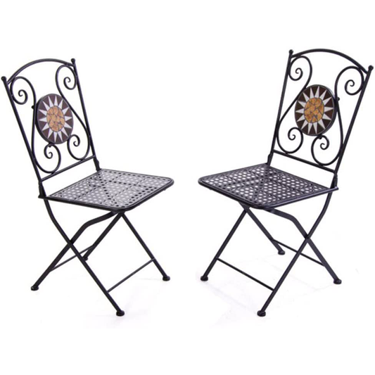 Pair of Verdelook Mosaic chairs