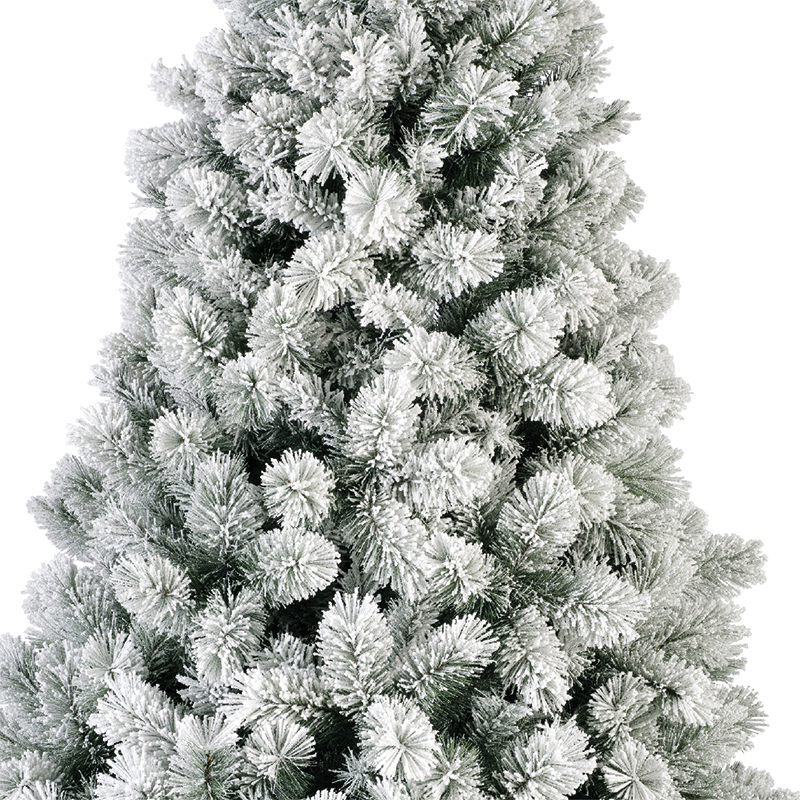 Vancover Christmas tree covered in snow H 210 x Ø132 cm